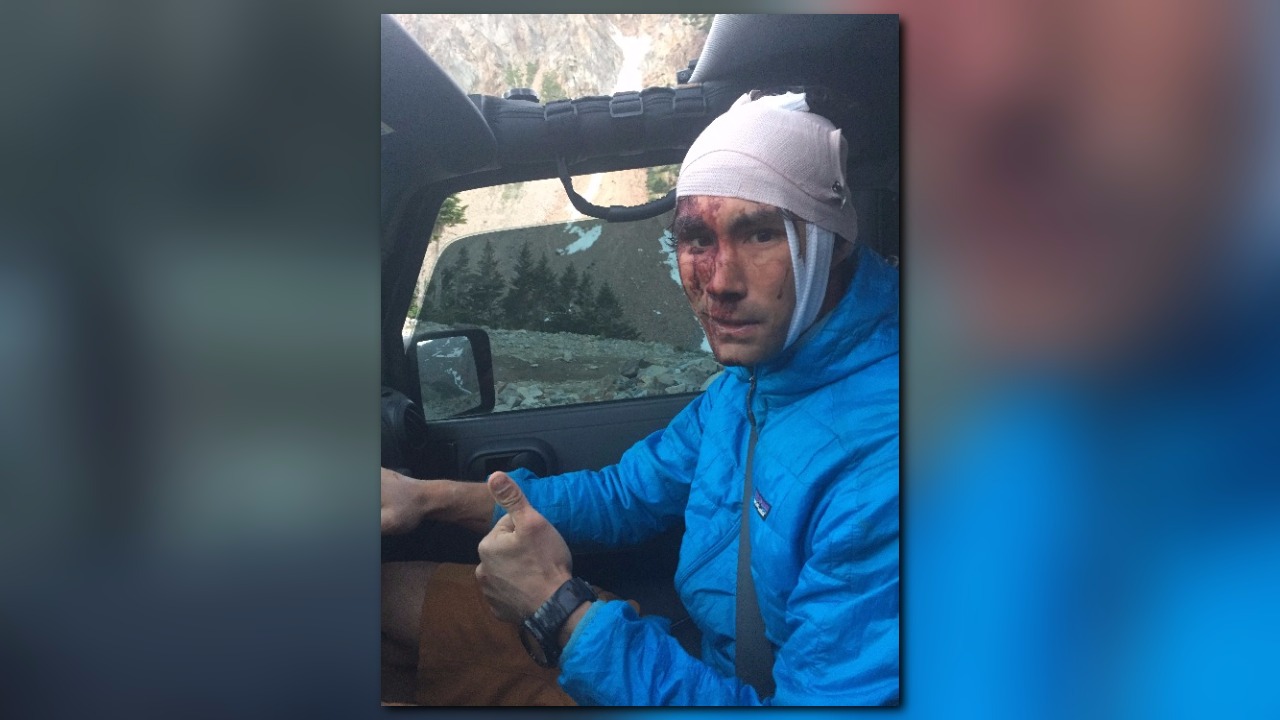 Man survives after car falls 250feet off mountain